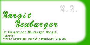 margit neuburger business card